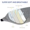 Cotton Sleep Mask Updated Design Light Blocking Sleep Eye Mask Soft Comfortable