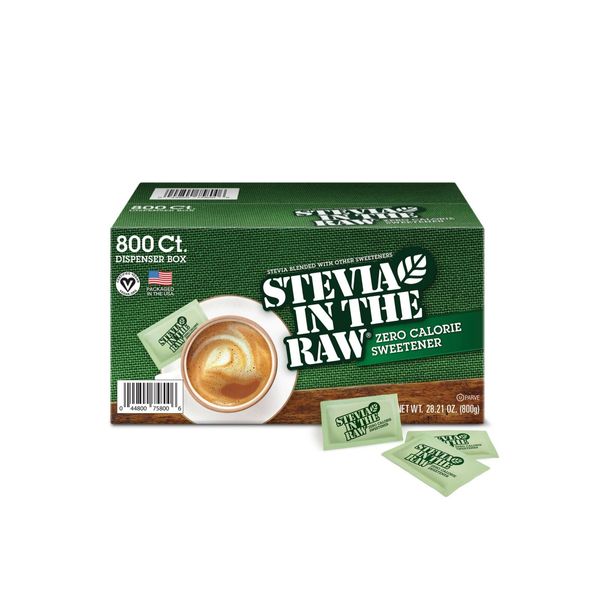 Stevia In The Raw Plant-Based Zero Calorie Sweetener Packets(800 ct.)