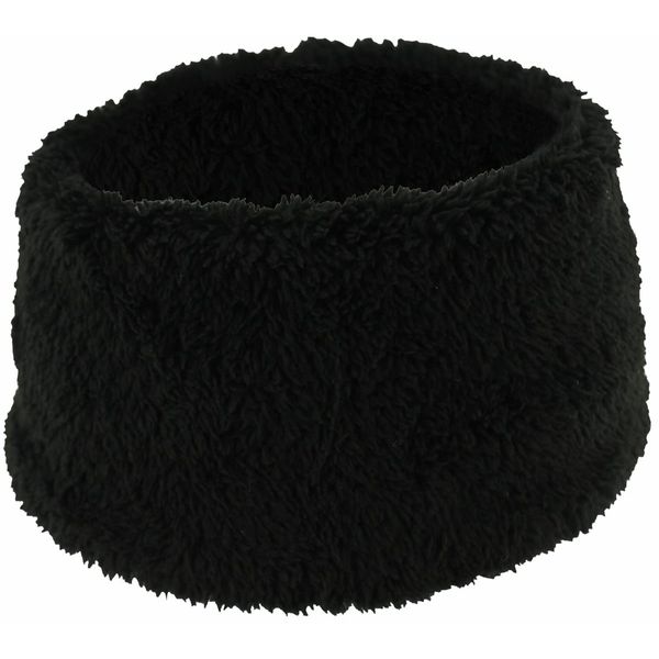 SSP Hats Ladies Teddy Bear Fur Headband in Black, Size: One Size