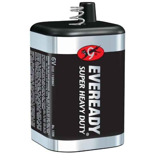 2-pack Eveready 1209 (509) 6 Volt Lantern Battery