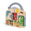 Hape Lock & Learn Playboard – Unlocking Adventure, Develop Fine Motor Skills, Includes Latches, Clock & Light, 3Y+