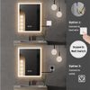 LED Illuminated Bathroom Mirror Wall Mounted Vanity Mirror Explosion-proof Smart