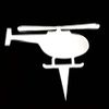 Helicopter Cake Toppers Pack 12, 6cm Cupcake Toppers