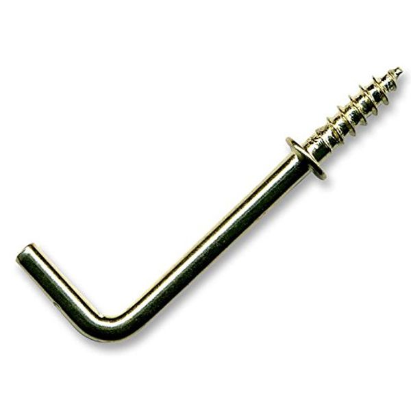 Hooks, Should, Brass, 11/2" (PK10), Fasteners & Hardware, Qty X 10 | D01192