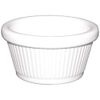 Fluted Ramekin - White. 76mm (3"") diameter. Box quantity 12.
