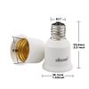 DiCUNO E17-E26 Base Conversion Adapter Conversion Socket, Heat Resistant, Set of 10