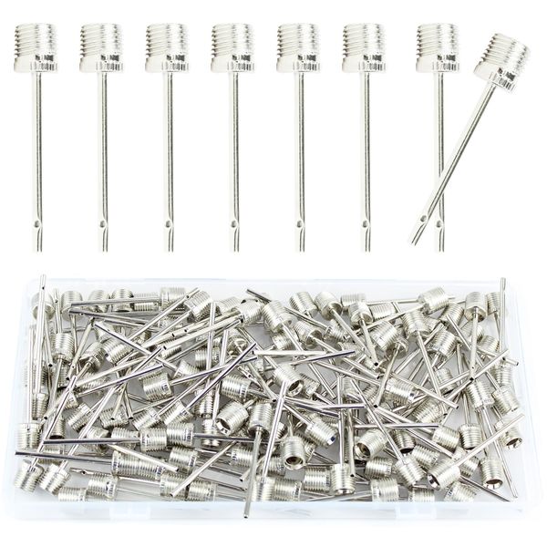 Naturahand 120 Pcs Inflator Needles Basketball Pump Soccer Ball Pump Needle Ball Pump Sports Balls Football Basketball Soccer Volleyball