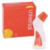 Universal UNV46065VP 2.2 oz. Envelope Moistener with Adhesive Bottle - Clear (4/Pack)