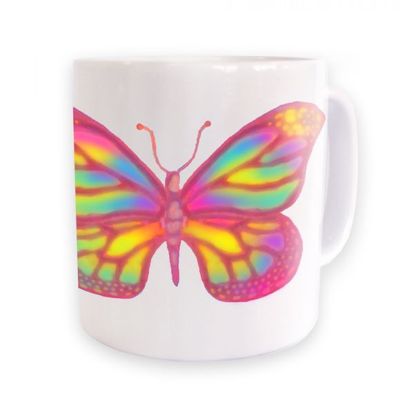 Rainbow Butterfly Mug