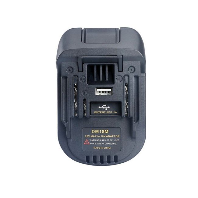 Urun DM18M battery adapter for Dewalt 20V Milwaukee 18V battery M18  converted to Makita Lithium tool