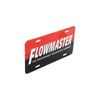 Flowmaster 36-578 License Plate - Red/Black/White