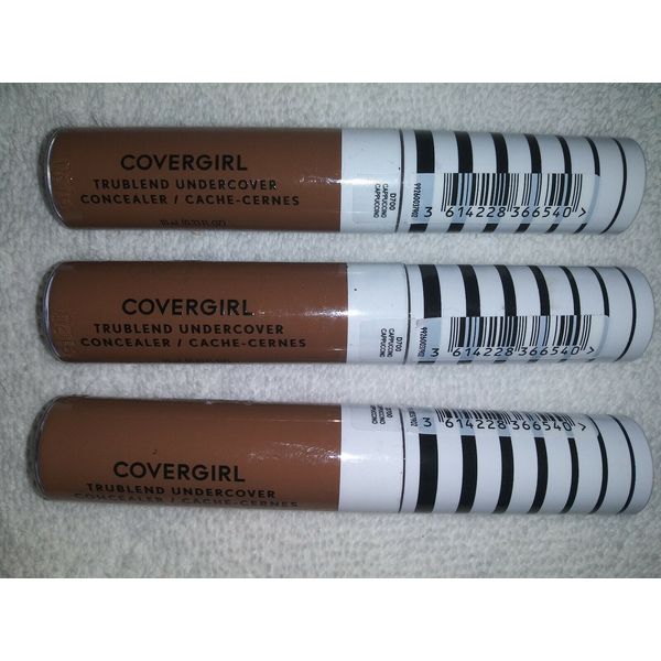 Set of 3 ~ COVERGIRL truBLEND Undercover Concealer .08 fl oz D700 Cappucino