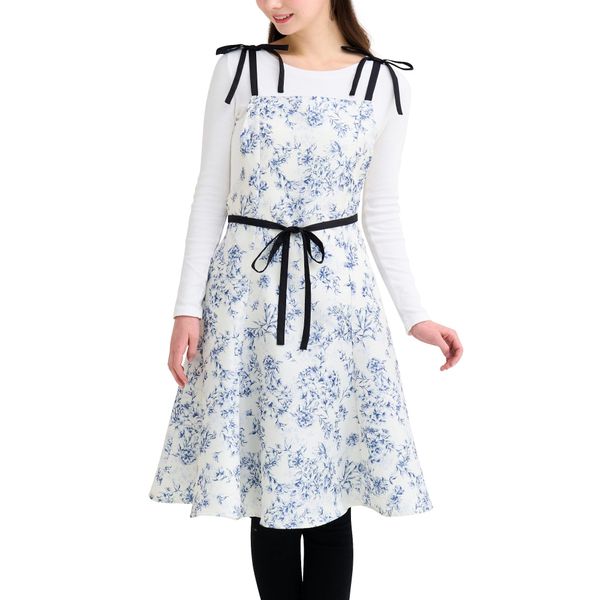 Francfranc Belful Full Apron, New Life, Gift, Ivory