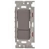 Jinbo Denki NKW02012 Switch Set with NKW 3-Way Check Lamp, Double Solid Gray (SG)