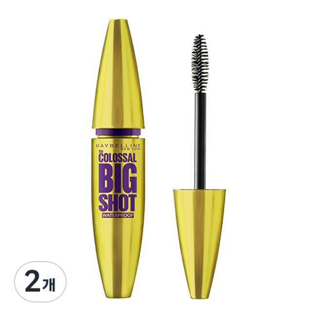 Maybelline New York Colossal Big Shot Mascara 10ml, Mixed Colors, 1 Pack