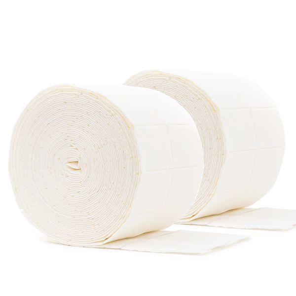 LALILL Zelletten Pads 1000 Stück - Tupfer Fusselfrei für Cleaner, Remover - Wipes Nageldesign Maniküre - Gel, Gellack, Nägel