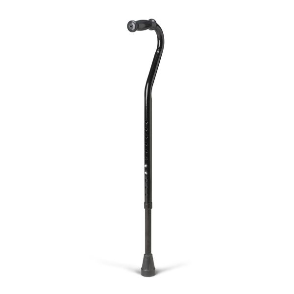 Offset Handle Bariatric Cane, Steel, 1 Each