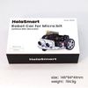 HOLASMART microbit Mini Car Kit Compatible with BBC Micro:bit V2 and V1,STEM Educational Coing Project for School Student（Without Micro:bit and AAA Battery）