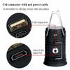 USB Solar Portable Rechargeable LED Camping Lantern Flashlight Lamp Power Bank