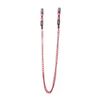 Ouch Adjustable NipClamps W/Chain Red OU077RED