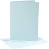 4 Light Blue 5x7 Cards & Envelopes for Card Making Crafts | Card Making Blanks