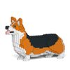 JEKCA Welsh Corgi 02S-M02 | Plastic Building Blocks | Age 14+