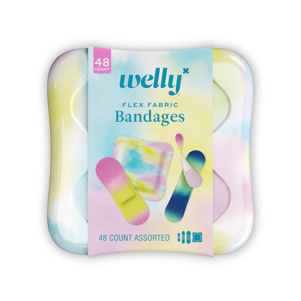 WELLY - BRVRY BDGS,ASST,COLORWASH - 48 Count