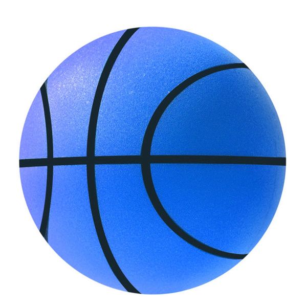 2025 Upgrade Silent Basketball, New Dribble Dream Silent Basketball, 7-24cm/9.44in,Silent Basketball Dribbling Indoor, Basketball Indoor Training Quiet Ball Gift for Youth(Size:NO.7 Blue)