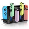 Charging Dock Compatible with Nintendo Switch for Joy Con & OLED Controller, Charging Dock for Joycon Controller, Charger Stand Station with Charging Cable (Nintendo Switch)