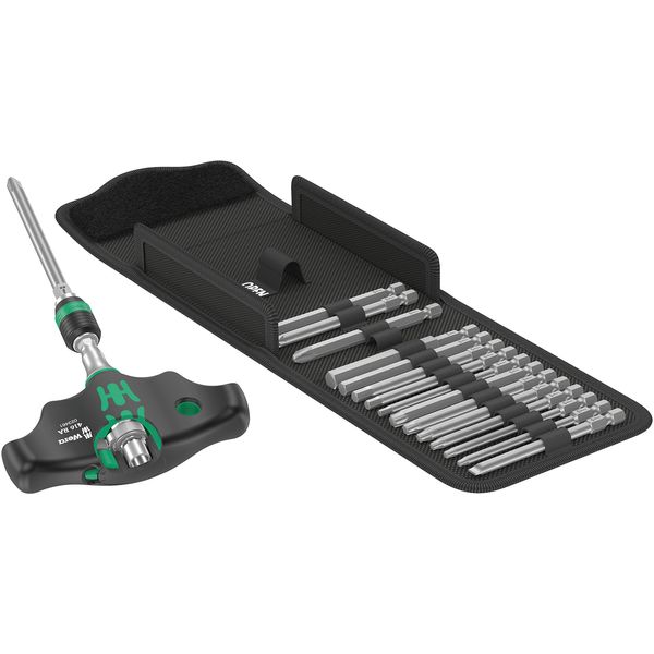 Wera Kraftform Kompakt 400 RA Set 1, Black-Green