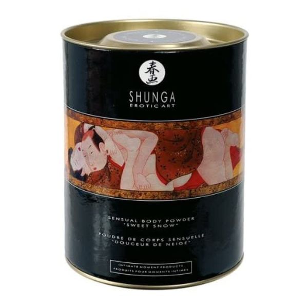 SHUNGA Edible Body Powder, Massagepuder, Raspberry, 228g