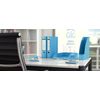 Leitz 55020030 Ergonomic Metal Stapler, Light Blue