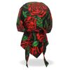 Hot Leathers HWH1119 Roses Headwrap - One Size Fits Most