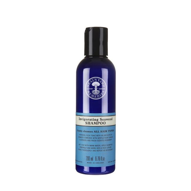 Neal's Yard Remedies | Invigorating Seaweed Shampoo | Gifts for Women | Rosemary Scented Plant Based Cleanser for All Hair Types | 200ml