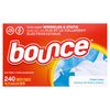 Bounce Dryer Sheets Laundry Fabric Softener, Fresh Linen Scent, 240 Count