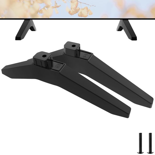 43 Inch TV Stand for LG TV Legs 43LJ5500 43UJ6300 43UJ635T 43UK6200 43UK6090 43UK6500 43UM6900 43UM7100 43UM7300 43UN7300 43UN7100 43UN6900 43UN6950 43UN6951 Replacement Legs for LG TV with Screws