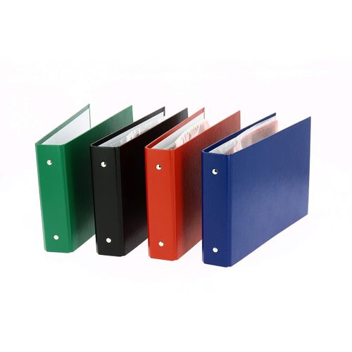 Balacron A5 Italian-Style Ring Binder - 40 mm Spine - 2 Round Rings - PVC Cover - Assorted Colours