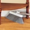 Collections Etc Foldable Standing Broom and Dustpan Compact Set