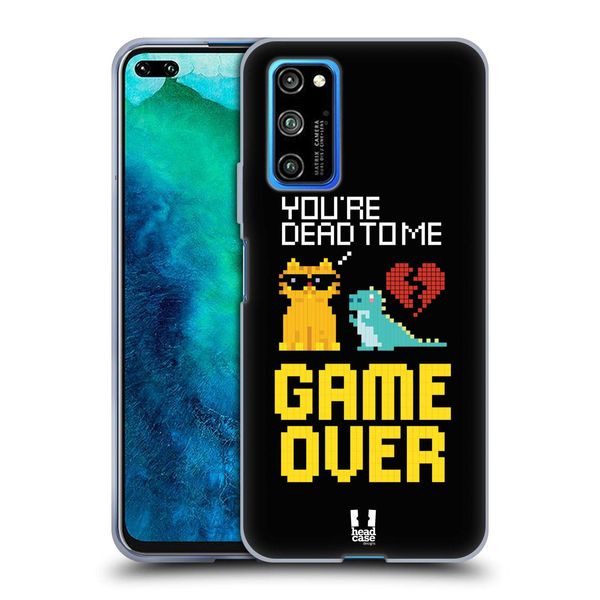 Head Case Designs Game Over Pop Trends Soft Gel Case Compatible for Honor V30 Pro/View 30 Pro