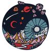 Ying Yang Space Patch Embroidered Applique Badge Iron On Sew On Emblem