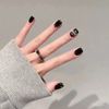 Lwenjing Nail Tips, False Nails, 3D Nail Tips, Handmade Nail Tips, Wedding Nails, Cute, Short, Nail Tips, Popular, Japanese Style, Bride Nails, Glossy, False Nails, Pack of 24