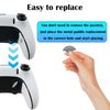 4 Pcs Edge Controller Back Paddles for PS5 DualSense Edge Controller, Paddles Replacement Compatible with PS5 Edge Controller, Metal Paddles for PS5 DualSense Controller (Silver)