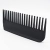 Professional Large Hair Detangling Comb, Wide Tooth Hair Styling Comb for Curly, Wet, Dry Hair, No Handle Detangler Comb Shampoo Comb, Black