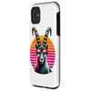 iPhone 11 Retro Sunset Sunglasses Alpine Ibex Steinbock Case