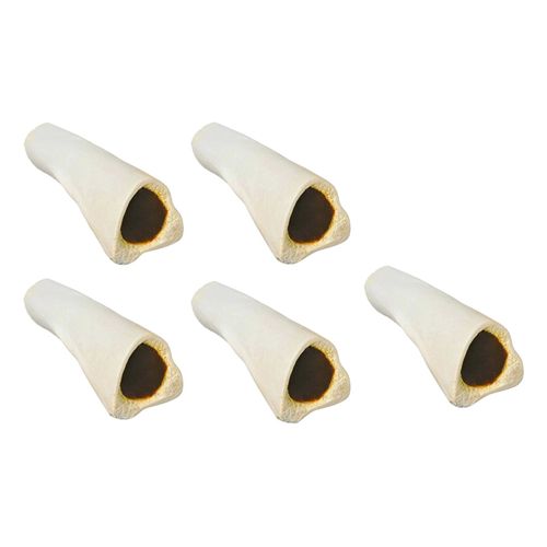 Redbarn Filled Dog Bones | Natural Long-Lasting Dental Treats; Suitable for Aggressive Chewers | Small (3") - 5 Bones (Beef)