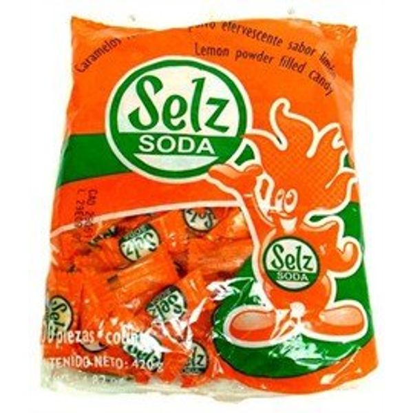 Selz Soda Lemon Powder Filled Hard Candy 14.82 Oz