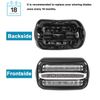 Smooth Shaver Replacement Blade Foil Head For Braun Series 3 21B 32B 3090cc 3050cc 3040s 3000S 3020S 3040S 3080S 350CC 370CC 390CC,Cruzer6 …