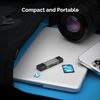 SABRENT SD Card Reader, USB Memory Card Reader, Dual Slot USB C Micro SD Card Reader, SD Card Adapter, Universal Compatibility - iOS, MacOS, Android, Windows, (CR-BCA2)