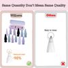 5 Pack Tips Replacement Compatible with Apple Pencil 1/2/Pro Generation, Highly Sensitive Replacement Tips and Precise Control Pen/Stylus Nib for Pencil (B-12Pack with Pink Case)