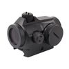 ZZ T2 Type Red Dot Sight, 0.8 inch (20 mm) Rail Compatible, Dat-Sight Airsoft Optical Sight (BK)